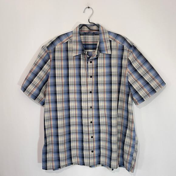 5.11 Tactical Series Snap Down Shirt Mens XL Blue Covert Concealed Pockets 71198 - Picture 1 of 11